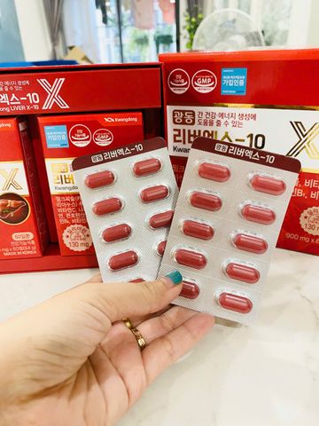 Viên Uống Thải Độc Gan Kwangdong Hàn Quốc - Hỗ Trợ Chức Năng Gan và Làm Đẹp Da, 120 Viên