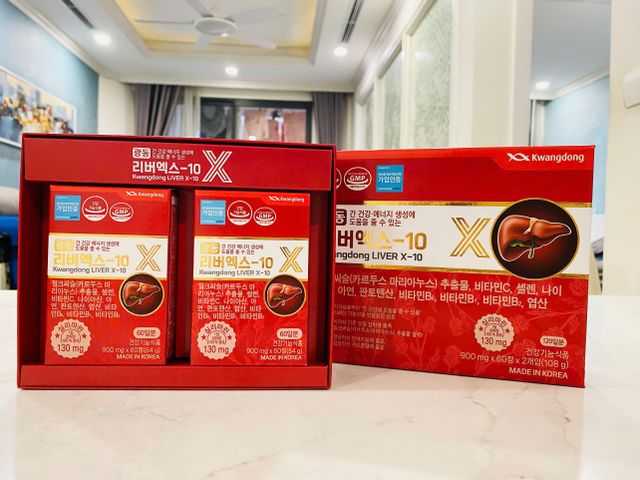 Viên Uống Thải Độc Gan Kwangdong Hàn Quốc - Hỗ Trợ Chức Năng Gan và Làm Đẹp Da, 120 Viên