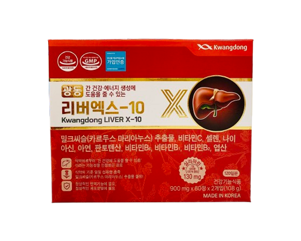 Viên Uống Thải Độc Gan Kwangdong Hàn Quốc - Hỗ Trợ Chức Năng Gan và Làm Đẹp Da, 120 Viên