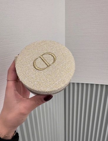 Túi Đựng Trang Sức Dior Nữ Sang Trọng - Phụ Kiện Fullbox Với Khóa Kim Loại Chắc Chắn, Thiết Kế Hộp Tròn Độc Đáo