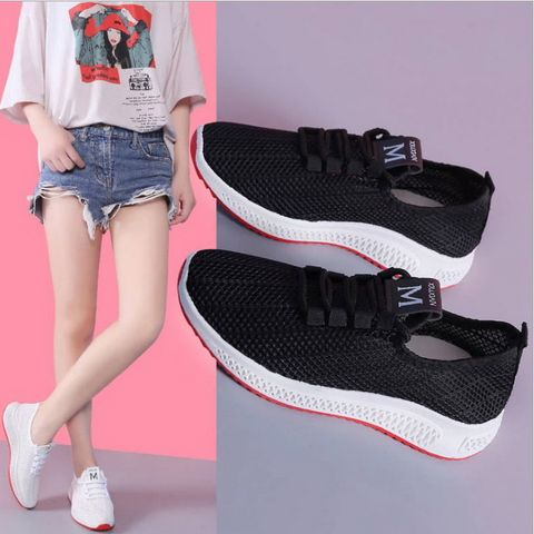 Giày thể thao sneaker Nữ thời trang du lịch dạng lưới - Mã số 1828