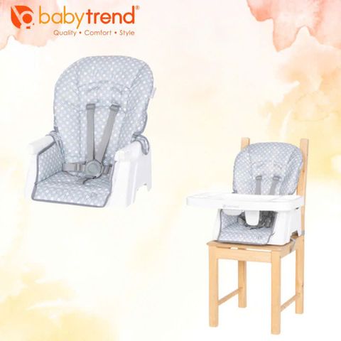 Ghế ăn dặm Baby Trend Adapt Spacesaving - Ghế Booster Tiện Lợi Cho Trẻ Sơ Sinh Và Trẻ Mới Biết Đi, Dễ Dàng Vệ Sinh, An Toàn