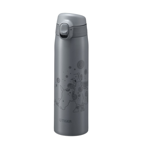 Bình Giữ Nhiệt Tiger 500ml Nắp Bật Hình Cá Voi & Tê Giác - BPA Free, Nhật Bản, Duy Trì Độ Nóng, Lạnh Lý Tưởng Cho Bé