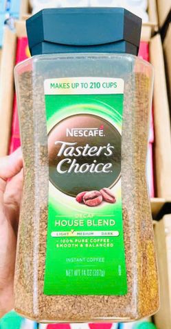 Cà phê hòa tan Nescafe Decaf Taster's Choice 397g, nhập từ Mỹ