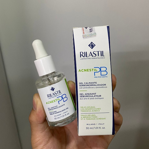 Serum Cấp Ẩm Rilastil Acnestil PB Soothing Sebum Normalising Gel 30ml