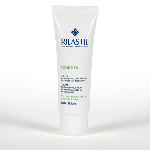 Kem Dưỡng Da Chống Mụn Rilastil Acnestil 50ml - Chăm Sóc Da Dầu, Giảm Khuyết Điểm, Hydrat Hóa Với Hyaluronic Acid