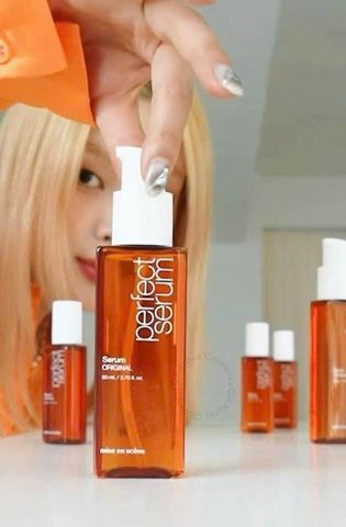 Serum Dưỡng Tóc Mise En Scene Perfect Serum 80ml - Dầu Argan, Tinh Chất Phục Hồi, Giữ Ẩm, Chống Chẻ Ngọn, Dành Cho Tóc Hư Tổn