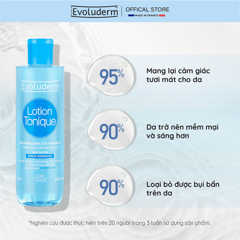 Nước Hoa Hồng Evoluderm 250ml - Toner Vitamin E Dưỡng Ẩm, Chống Oxy Hóa, Da Thường, Thuần Chay, Làm Dịu Da