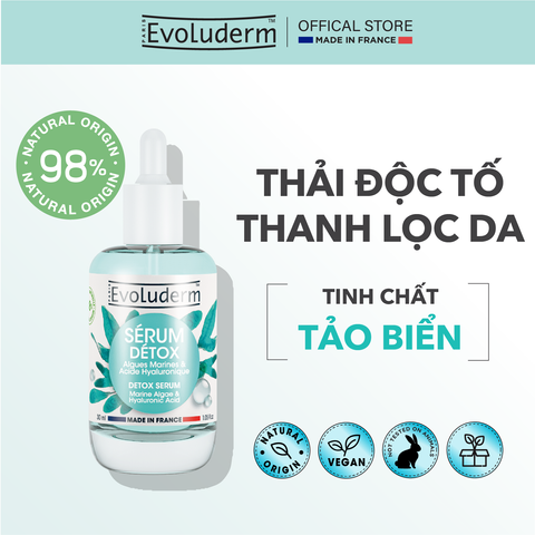 Serum detox Evoluderm giúp thải độc tố thanh lọc da