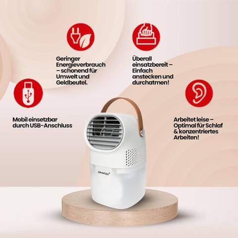 Máy lọc không khí mini STEBA AW 6M Hàng Đức