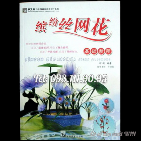 Sách hướng dẫn làm hoa voan - Mã số  1004