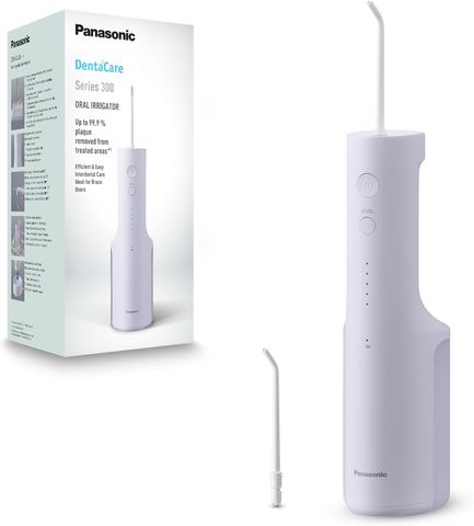 Máy tăm nước Panasonic EW-DJ26-V303, 200ml, 5 mức áp suất, làm sạch răng miệng hiệu quả, sạc không dây - Bảo hành 12 tháng