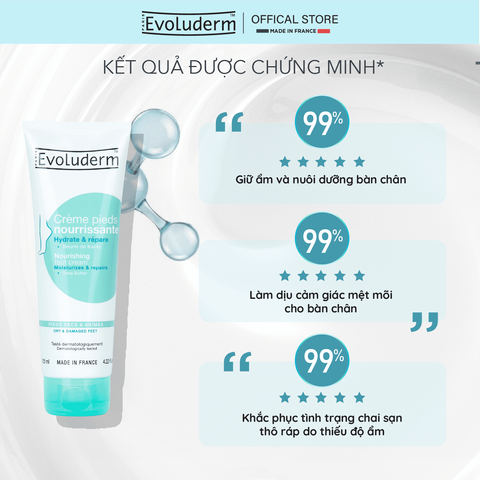 Kem Tẩy Tế Bào Chết Da Chân Evoluderm chiết xuất bơ hạt mỡ