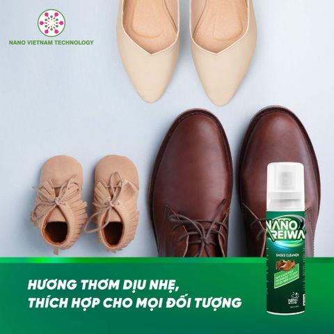 Chai Xịt Nano Bạc Khử Mùi Hôi Giày, Hôi chân, Kháng khuẩn, Diệt nấm