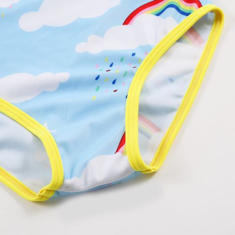Đồ Bơi Bé Gái Sát Nách Họa Tiết Hoa - Áo Tắm Monokini Chống Nước Cho Mùa Hè, Đi Biển, Bơi Lội, Chất Liệu Mềm Mại