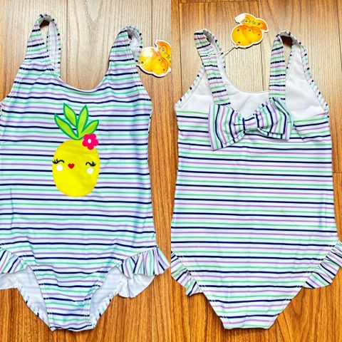 Đồ Bơi Bé Gái Sát Nách Họa Tiết Hoa - Áo Tắm Monokini Chống Nước Cho Mùa Hè, Đi Biển, Bơi Lội, Chất Liệu Mềm Mại