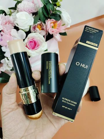 Kem Nền Ohui Ultimate Cover Stick Foundation #01 Milk Beige - Che Khuyết Điểm Tự Nhiên, Lớp Trang Điểm Hoàn Hảo, Dưỡng Ẩm Da