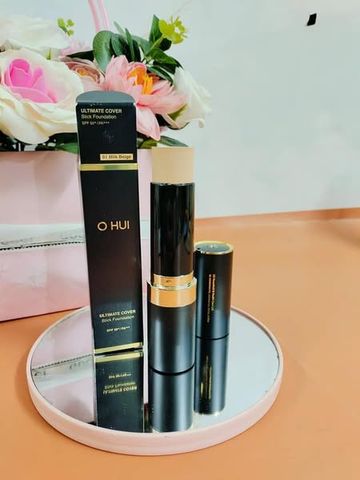 Kem Nền Ohui Ultimate Cover Stick Foundation #01 Milk Beige - Che Khuyết Điểm Tự Nhiên, Lớp Trang Điểm Hoàn Hảo, Dưỡng Ẩm Da
