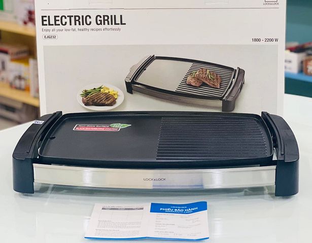 Bếp Nướng Điện Lock&Lock Electric Grill EJG232 - Hàng Chính Hãng
