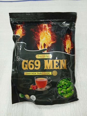 Trà Túi Lọc G69 Men GiGa - Hỗ Trợ Can Thận, Giảm Đau Khớp, 250g - Trà Thảo Mộc Việt Nam Premium
