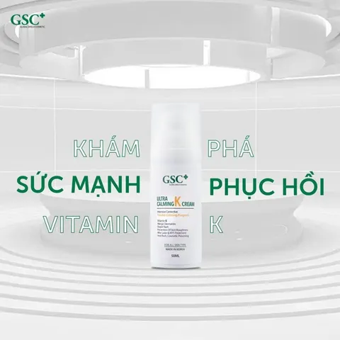 Kem Dưỡng Phục Hồi Da GSC+ Ultra Calming Cream 50ml - Chiết Xuất Cúc La Mã và Dầu Argan, Giảm Kích Ứng và Tái Tạo Da  Mềm Mịn