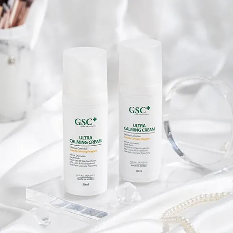 Kem Dưỡng Phục Hồi Da GSC+ Ultra Calming Cream 50ml - Chiết Xuất Cúc La Mã và Dầu Argan, Giảm Kích Ứng và Tái Tạo Da  Mềm Mịn