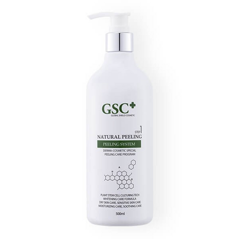 Kem tẩy da chết sinh học GSC+ Natural Peeling 500ml - Chiết xuất tự nhiên, làm sạch sâu, phục hồi da mềm mại, mịn màng