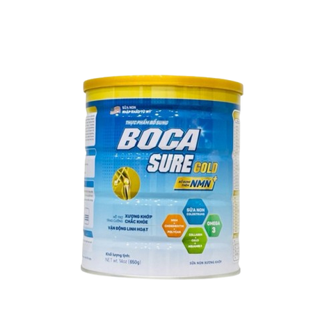 Boca Sure Gold 650g- Công Thức Cải Tiến Giúp Bổ Sung Canxi