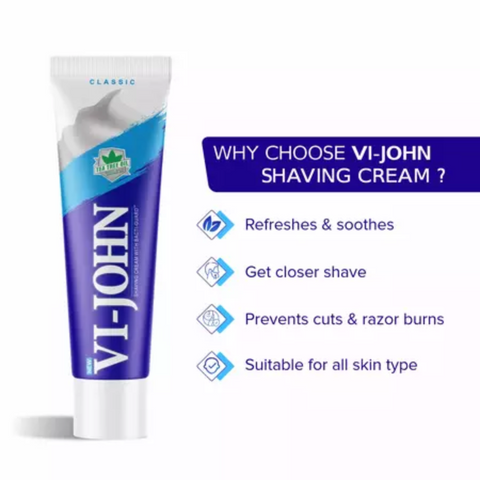 Kem Cạo Râu VI-JOHN Classic 125g