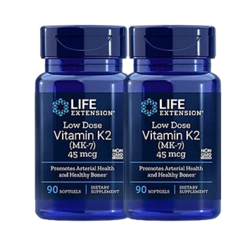 Bổ Sung Vitamin K2 MK-7 45mcg Life Extension 90 Viên Tăng Chiều Cao Khoẻ Xương Khớp Và Sức Đề Kháng