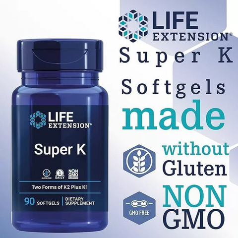 Bổ Sung Vitamin K2 MK-7 45mcg Life Extension 90 Viên Tăng Chiều Cao Khoẻ Xương Khớp Và Sức Đề Kháng