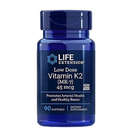Bổ Sung Vitamin K2 MK-7 45mcg Life Extension 90 Viên Tăng Chiều Cao Khoẻ Xương Khớp Và Sức Đề Kháng