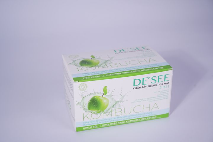 Khăn Tẩy Trang Rửa Mặt 2 Trong 1 DÉ SEE - Sạch Nhẹ Dịu, Cấp Ẩm Cho Mọi Loại Da - Tiện Lợi Khi Du Lịch và Sử Dụng Hàng Ngày