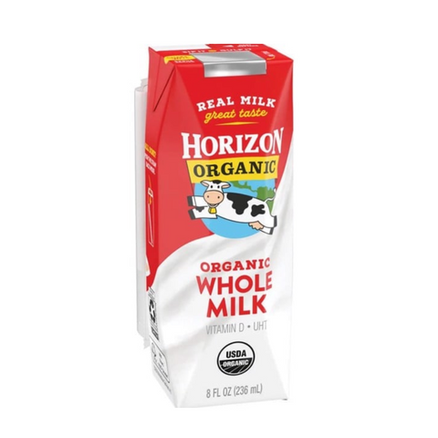 Thùng 18 Hộp Sữa Tươi Horizon Nước, Horizon Organic Whole Milk Của Mỹ