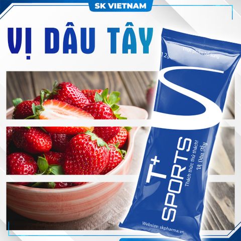 T+Sports Hộp 12 gói Thức uống thể thao bù nước,điện giải bồi bổ cơ thể