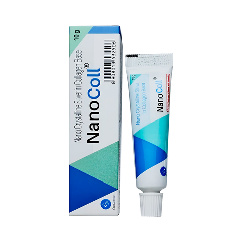 Gel Nanocoll Bôi Vết Bỏng, Vết Thương Hở, Côn Trùng Cắn Giúp Làm Lành Nhanh Và Ngăn Ngừa Hình Thành Sẹo (Tuýp 10g)