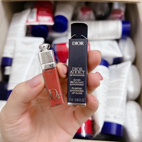 (Hàng nội địa) Son Dưỡng Dior Addict Lip Maximizer Mini 2ml - Dưỡng Ẩm Chống Khô Môi, Căng Bóng Tự Nhiên, Phong Cách Sang Trọng