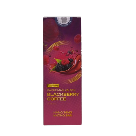 Cà Phê Mâm Xôi Đen Hỗ Trợ Giảm Cân Chính Hãng- Hộp 7 gói