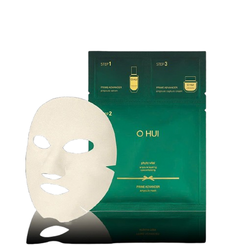 Combo 5 Miếng Mặt Nạ Ohui Xanh Prime Advancer - Dưỡng Da Ngăn Ngừa Lão Hóa, Trẻ Hóa Da Căng Bóng, Hàn Quốc