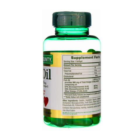 Dầu Cá Tinh Khiết Nature's Bounty Fish Oil 2400mg 90 Viên