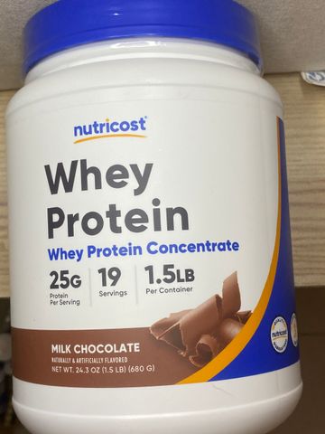 NUTRICOST - WHEY PROTEIN CONCENTRATE (Đạm Protein)- 1.5 Lbs (#700 gr)