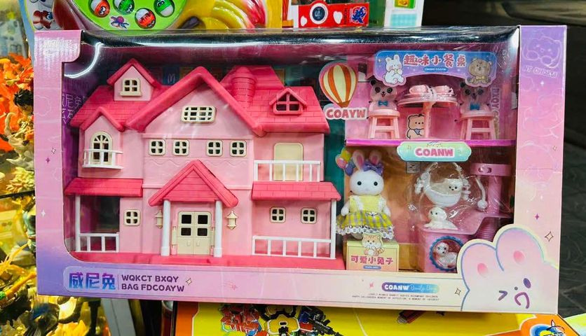 Đồ Chơi Nhà Búp Bê Thỏ Trắng 6397-77 - Đồ Chơi An Toàn Cho Trẻ Em - Quà Tặng Dễ Thương Cho Bé Yêu