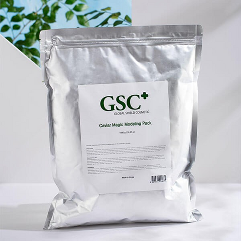Bột Mặt Nạ GSC+ Caviar Magic Modeling Pack Trứng Cá Tầm Đen 1kg - Tái Tạo Da, Cấp Ẩm, Chống Lão Hóa, Chuyên Dụng Tại Spa