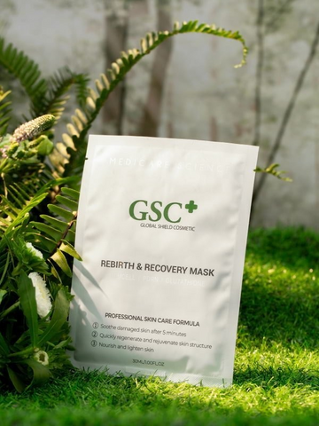 Mặt nạ GSC+ Rebirth & Recovery - Tái tạo và phục hồi da, cấp ẩm, giảm kích ứng cho mọi loại da, 10 miếng