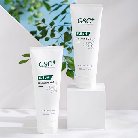 Sữa Rửa Mặt GSC+ 5.5 pH Cleansing Gel 150ml - Sản Phẩm Làm Sạch Dịu Nhẹ Cho Da Nhạy Cảm, Cân Bằng Ẩm và Dầu