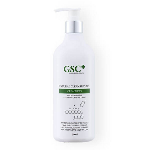 Sữa Rửa Mặt GSC+ Natural Cleansing Gel 500ml - Làm Sạch Sâu, Cân Bằng Da, Chiết Xuất Tự Nhiên, Phục Hồi Da Khỏe Mạnh