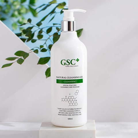 Sữa Rửa Mặt GSC+ Natural Cleansing Gel 500ml - Làm Sạch Sâu, Cân Bằng Da, Chiết Xuất Tự Nhiên, Phục Hồi Da Khỏe Mạnh