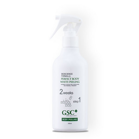 Tẩy Da Chết Toàn Thân GSC+ Perfect Body White Peeling 500ml - Chiết Xuất Tự Nhiên, Làm Sáng Da, Chống Oxy Hóa, Phục Hồi Da Mịn Màng
