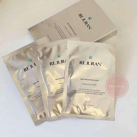 Mặt Nạ Cấp Ẩm Rejuran Skin Protection Mask 27ml - Phục Hồi Da Nhạy Cảm, Giàu Tế Bào Gốc Cá Hồi và Hyaluronic Acid, Hộp 5 Miếng