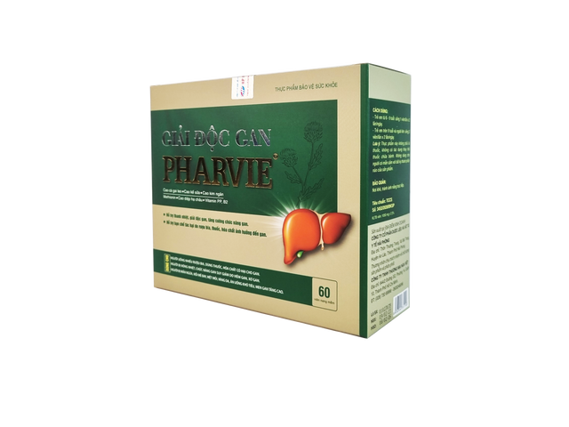Viên Uống Giải Độc Gan PharViE Giúp Bảo Vệ Và Tăng Cường Chức Năng Gan (Hộp 60 viên)